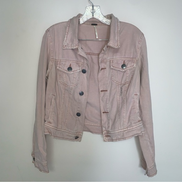 Free People Rumors Denim Jacket 6 - Picture 2 of 16